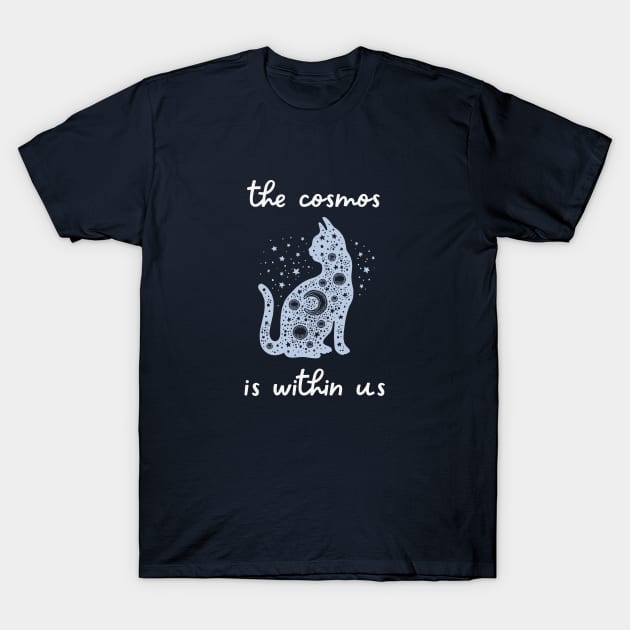 Star Cat - Cosmos Within Us T-Shirt by pawsitronic
